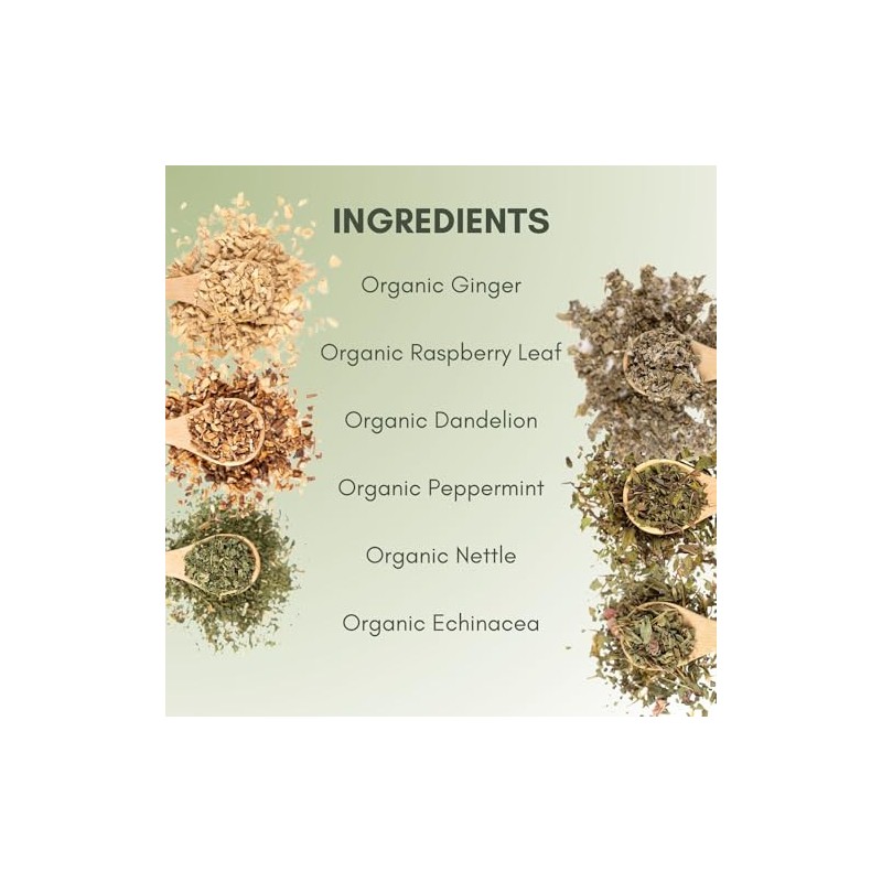 Organic Pregnancy Support Loose Leaf Tea - 2oz Bag (Approx.