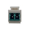 JOVXIAZ 10-Pack LC to LC Duplex Fiber Optic Coupler –