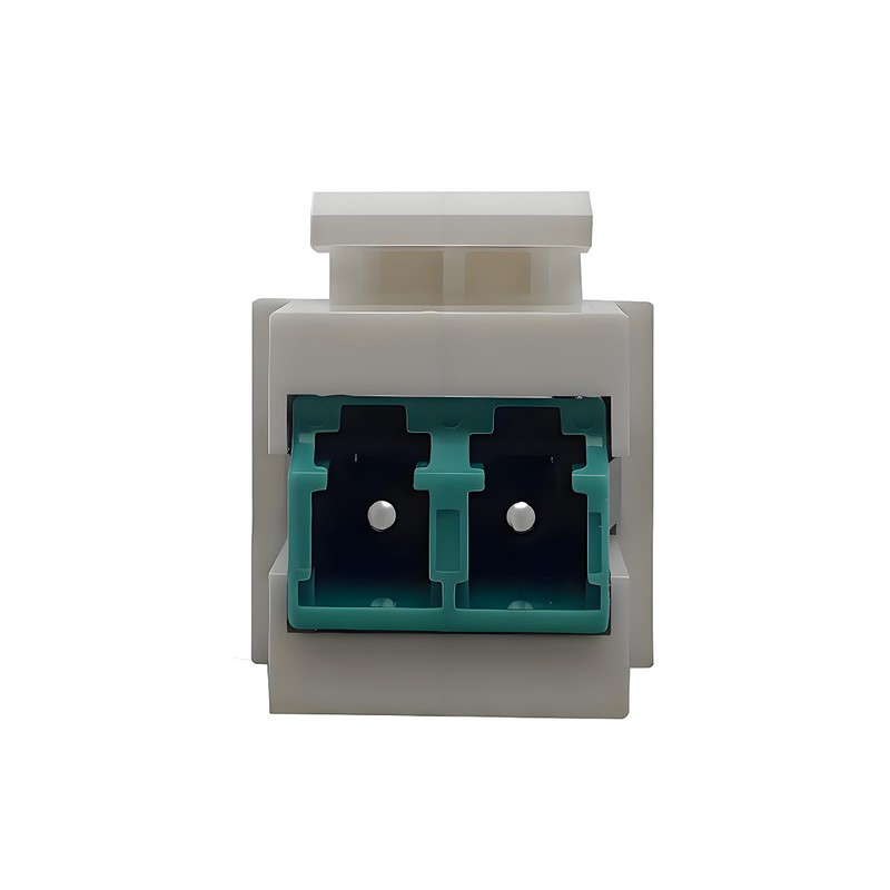 JOVXIAZ 10-Pack LC to LC Duplex Fiber Optic Coupler –