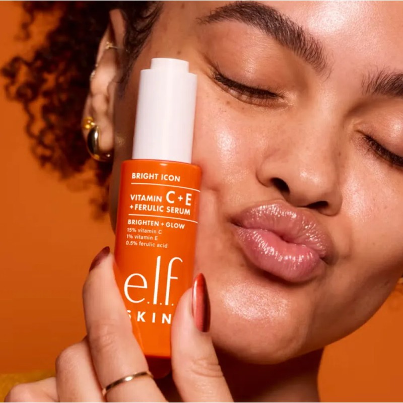 E.L.F. Cosmetics Serum Vitamina C+E Ácido Ferúlico 30ml Iluminador Facial