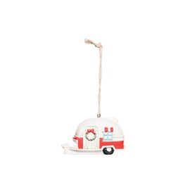 Gallerie II Vintage Camper Ornament White