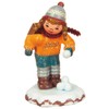 Hubrig Folk Art Small Figures & Miniatures Winter Children School