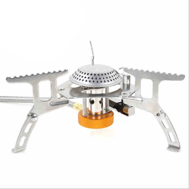Split Gas Stove Portable Camping Stove Electron Ignition Outdoor Picnicking