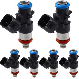 Fuel Injectors Set of 6 Compatible with Jeep Grand Cherokee 2018-2024, Wrangler 2018-2023, Ram 1500 2019-2020, Durango 2018-2024, Pacifica 2017-2024, 3.6L V6, 5281427AA