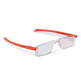 Twist ONE Read Flat Folding Reading Glasses (+3.00, Pumpkin Orange)