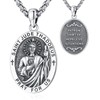 Eusense Archangel Michael/Saint Christopher/Saint Jude Thaddeus/Seven Archangels/Holy Mary/Jesus Cross Pendant