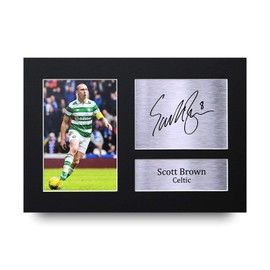 HWC Trading Scott Brown Gift Signed A4 Printed Autograph Celtic Gifts Print Photo Picture Display