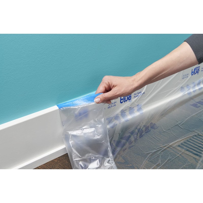 ScotchBlue Painter's Cover Film Refill Roll with Tape - 1