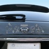 Meiho SN210 Snoopy Woodstock Emblem Sticker Large Silver