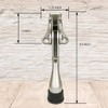 CG PLUS Door Stopper, One-Touch semi-Automatic Metal Door Stopper, with