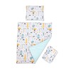 3 piece set Duvet Cover Pillowcase and Fitted Sheet for