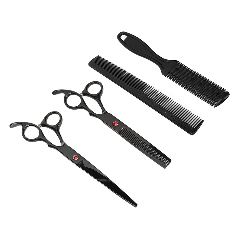 Hair Cutting Scissors Set with Straight Shear and Thinning Shear