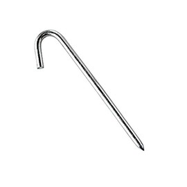 TentandTable Steel Hook Stakes for Tents, Gardens, and Inflatables  (24-Inch Length, 5/8-Inch Diameter, 4-Pack)
