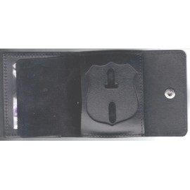 Maryland Penitentiary Officer's Recessed Badge Cut-Out Small Snap Wallet