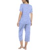 TAOHUADAO Womens Summer 2 Piece Pajama Sets, Short Sleeve Tunic