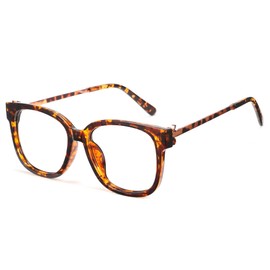 Cyxus Women Blue Light Blocking Glasses chunky Frame Computer Gaming Glasses Square Fashion Glasses Women Turquoise 8234