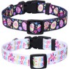 2 Pack Easter Dog Collar Adjustable Nylon Pet Collars Easter