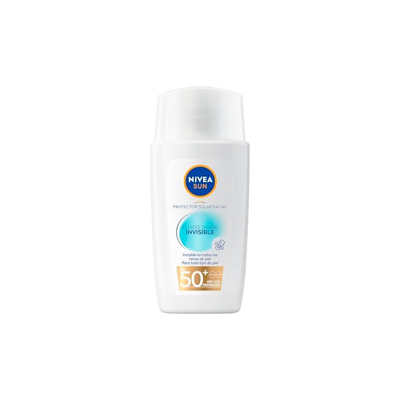 Protector Solar Facial NIVEA SUN Fluido Diario Invisible + Antioxidantes