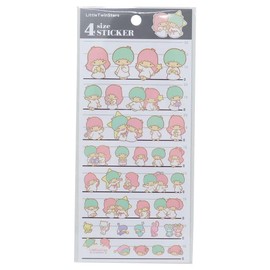 Little Twin Stars [Sticker Sheet] 4 Size Sticker 4 Size Sticker Sanrio