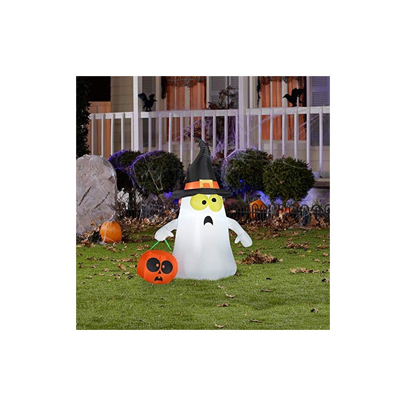Gemmy 63975X EMW9267923 Inflatable Ghost, Standard, White