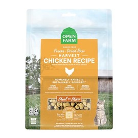 Open Farm Harvest Chicken Recipe Freeze Dried Raw Morsels for Cats, 9oz