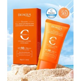Bioaqua Protector Solar Con Vitamina C Spf 50 Aclarante 50g