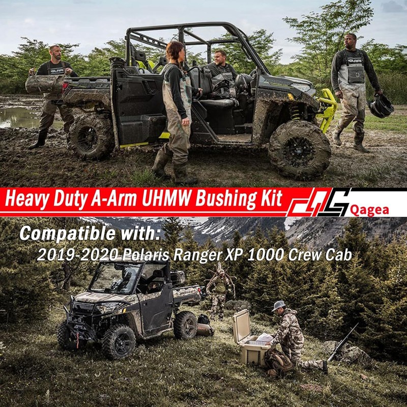 Heavy Duty A-Arm UHMW Control Arms Bushing Kit Replacement for