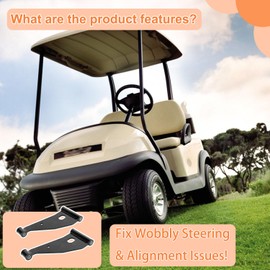 ZLX&LU Golf Cart Control Arm Delta A-Plate Kit – OEM #102287301/103388501 – Suitable for Precedent and Tempo – Restores Suspension Stability & Alignment – Direct Fit Installation