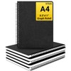 EUSOAR Graphing Notebook, Large A4 6Packs 8.5"x11" 120 Pages Graph