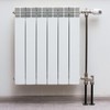 Radiator Pipe Covers and Collars 15mm x 200mm Black, 2
