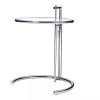 Unbranded Silver Eileen gray-STYLE Round Side Table End table Glass