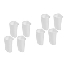 Ciieeo 8pcs Portable Hanging Buckets for Salon Carts Storage Baskets Practical Hanging Cup Holders Compact Design for Easy Organization