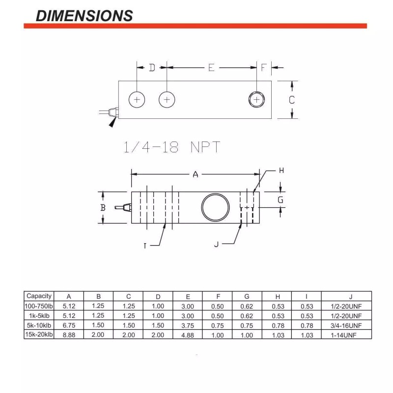 Ocean GX-1-10K Large Envelope Shear Beam 10,000 LB with a
