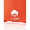 Beams Japan Campus Bag Logo Drawstring Shoulder Bag, orange