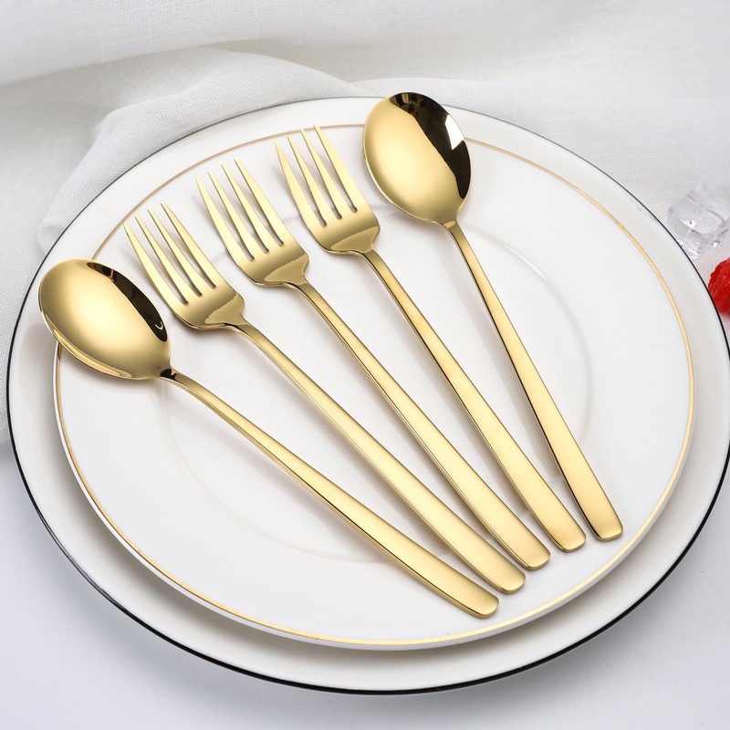 Forks and Spoons Set of 12 Stainless Steel Tablespoons Forks