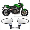 2pcs Motorcycle CNC Handle Aluminum Plane Rear View Side Mirror