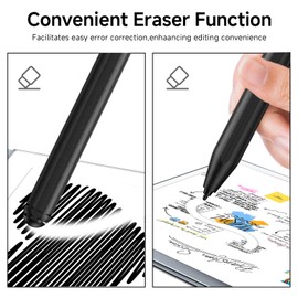 Magnetic Stylus Pen for Remarkable 2 Pen with Eraser,5 Felt Replacement Tips,4096 Pressure Level Sensitivity,Palm Rejection,Digital Replacement for Remarkable 2 Stylus Alternative Marker