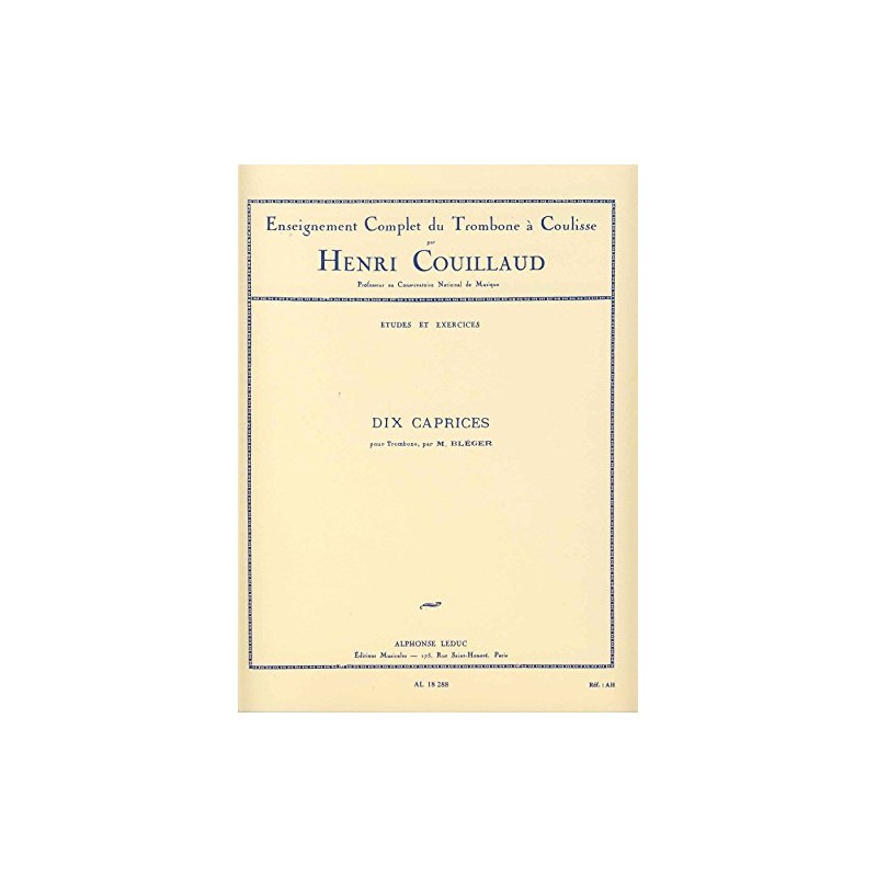 10 CAPRICES TROMBONE