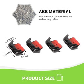 RAZPOY for Bronco Air Conditioning Outlet Adjustment Trim, 4PCS Central Control Air Outlet Vent Cover Compatible with 2021-2023 Ford Bronco Interior Accessories, Carbon Fiber