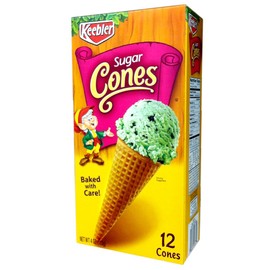 Keebler 12-Count SUGAR CONES 4oz (3 Pack)