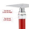 TRUCFUSION House Floor Jacks, 5-8" Height Range Adjustable Screw Jacks