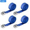 LUZOON Tie Down Straps 4 Pieces 2.5 m Lashing Straps