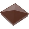GreenLighting 4x4 Aluminum Pyramid Post Cap Cover for Nominal Wood