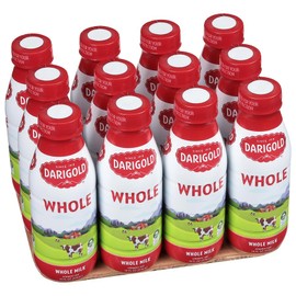 Darigold Shelf Stable Whole Milk with 12 Essential Nutrients, 15g Protein, rsBT Free - 14oz, 12 Pack (Whole)