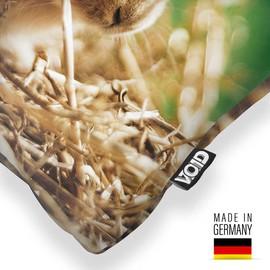 VOID Osternest Hase Osterhase Kissenbezug 80x80 Kissenhülle Polyester Zierkissen Couchkissen Ostern Osterdeko Deko, Kissen Größe:80 x 80 cm