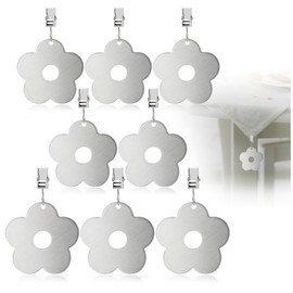 com-four® 8x tablecloth weights - tablecloth weights made of stainless steel - tablecloth clips - approx. 40g each - tablecloth clips