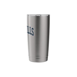 Cedar Mills Minnesota MN College University Style Blue Stainless Steel Insulated Tumbler