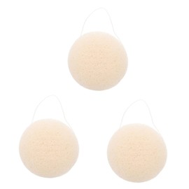 Baluue 3pcs Makeup Remover Sponge Pads Reusable Exfoliating Cleaning Sponges for Deep Pore Cleansing Gentle Face Scrubbers for Skin Types for Makeup Removal and Daily Skincare