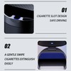 Tmengdao Car Ashtray with Lid Smell Proof,Smokeless Ashtray for Cup