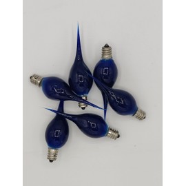 On The Bright Side Silicone Dipped 5 Watt Light Bulb - Pack of 6 - Dark Blue